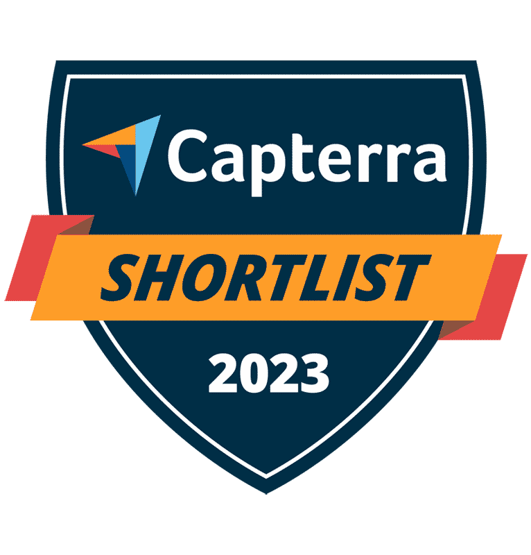 Capterra short list for top software 2023